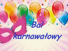 BAL KARNAWAŁOWY W PRZEDSZKOLU